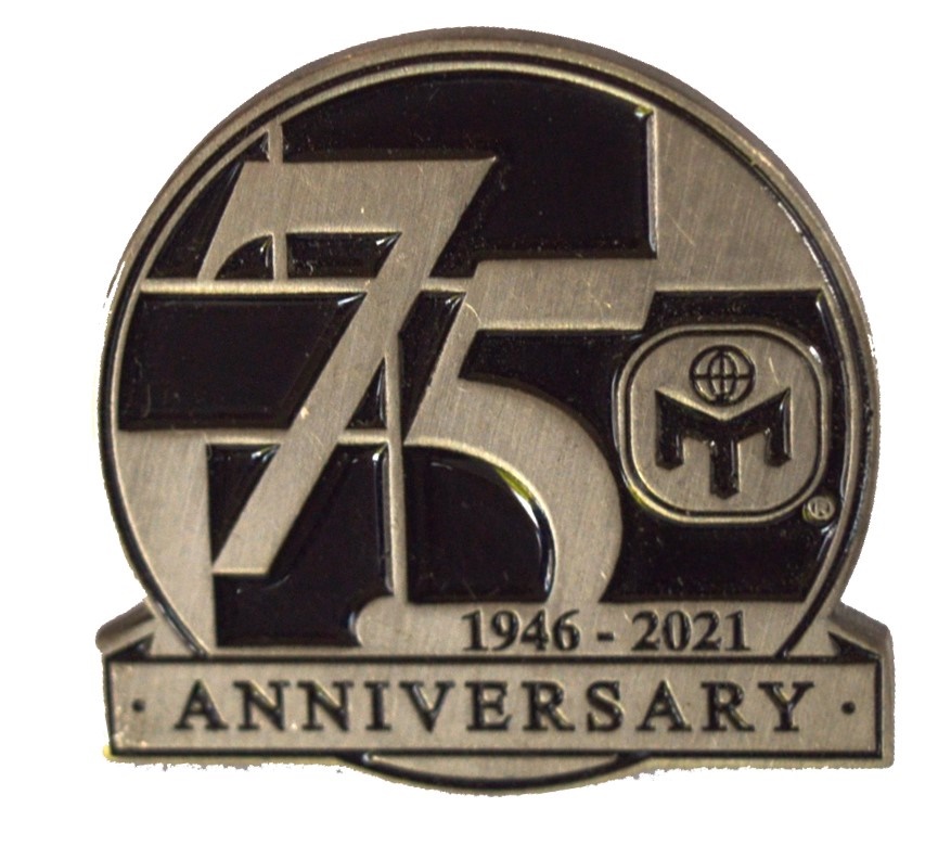 75th Anniversary Lapel Badge