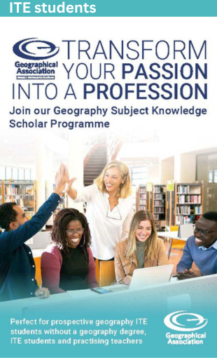 Geography Subject Knowledge Scholar Programme (ITE students)