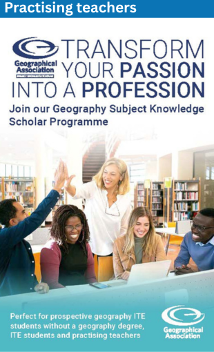 Geography Subject Knowledge Scholar Programme (practising teachers)