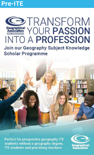 Geography Subject Knowledge Scholar Programme (pre-ITE)