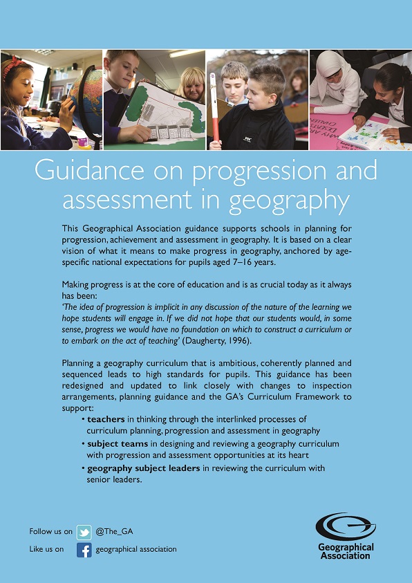 Guidance on progression and assessment in geography