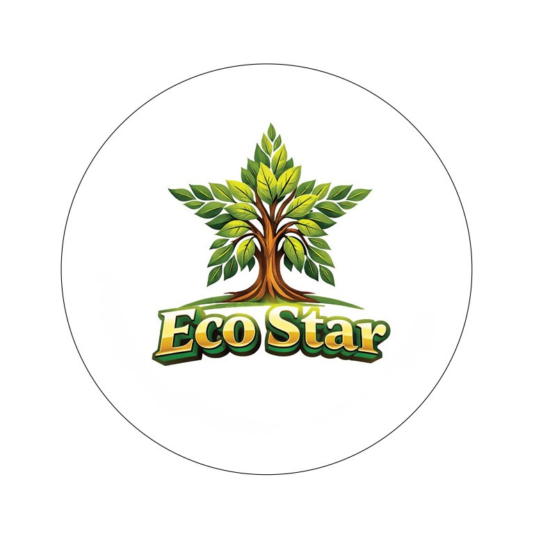 Eco Star badges - pack of 30 (38 mm each)